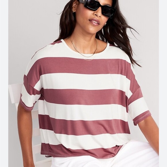 Luxe oversized cropped tee - Picture 7 of 7